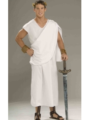 Roman Toga Costume - Adult Mens Roman Costume
